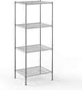24" Deep x 30" Wide x 74" Height Wire Shelving Kit | 4-Tier | NSF Commercial Storage Rack Unit
