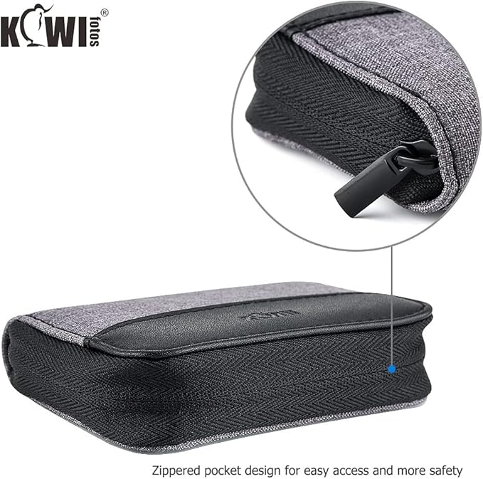 AWS Memory Card Case Holder: 28 Slots for 24 SD SDXC SDHC + 4 CF XQD - Portable Organizer with Labels - Grey