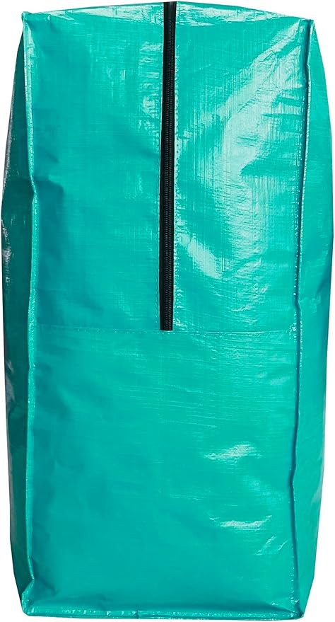 168 Gallon Extra Large Storage Bags, Jumbo Moving Storage Bags, Foldable Big Blue Waterproof Outdoor Patio Cushion Storage Bag, 65x30x20inch - 1PACK