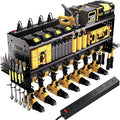 Veitorld Power Tool Organizer with Charging Station, 4 Drill Holders, Heavy Duty Modular Wall Mount Rack for Garage & Shed Organization, Tool Storage Organizer, Gifts for Men Dad Husband Christmas