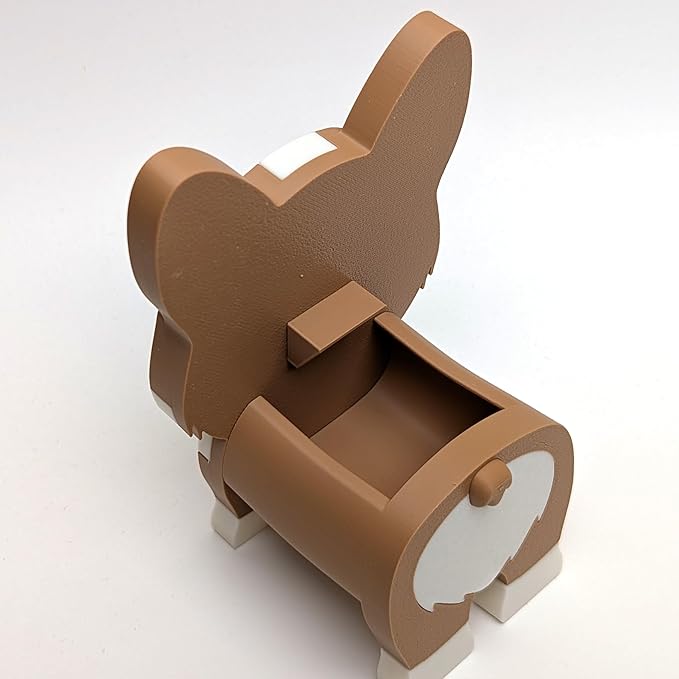 RedFive Corgi Eyeglass Holder Stand – Cute 3D Printed Dog Glasses Holder for Desk or Nightstand – Fun Gift for Corgi Lovers, Pet Owners, and Dog Moms – Handmade in Michigan USA