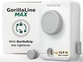 GorillaLine Max - Retractable Clothesline Indoor Outdoor Clothes Line - Heavy Duty Clothes Drying Laundry Line - Wall Mounted Drying Rack - Air Dry Clothing - Max Tighten with GorillaGrip