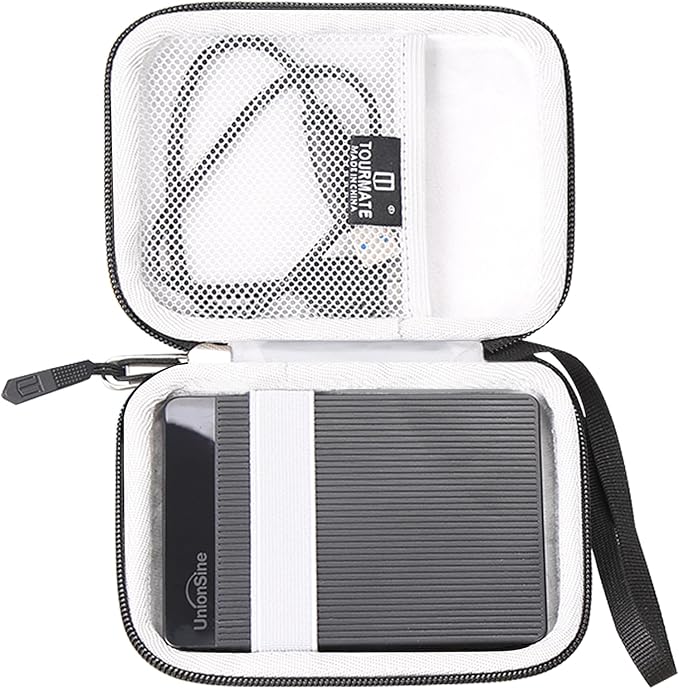 Storage Case for UnionSine 250GB 2.5" Portable External Hard Drive, Protective Carrying Storage Bag (Only Case)