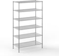 24" Deep x 48" Wide x 86" Height Wire Shelving Kit | 6-Tier | NSF Commercial Storage Rack Unit
