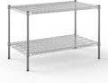 24" Deep x 42" Wide x 27" Height Wire Shelving Kit | 2-Tier | NSF Commercial Storage Rack Unit