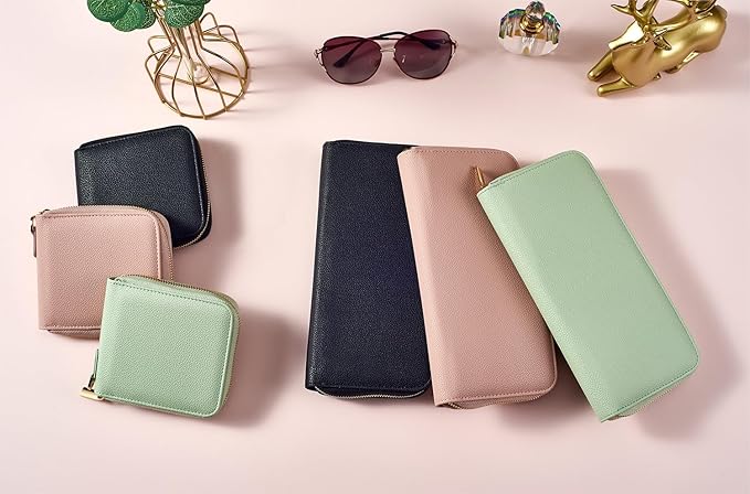 Travel Jewelry Organizer Case - for Tangle-Free Necklaces, Earrings, Rings, Bracelets Storage, Travel Essentials, Fashion Portable Jewelry Travel bags for Women - Small Macaron Green