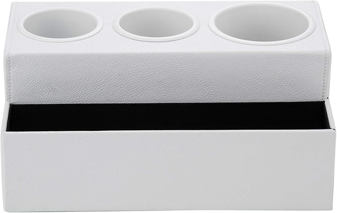 J JACKCUBE DESIGN Hair Tool Organizer Dryer Holder Hair Styling Accessories Organizer Bathroom Storage Countertop with 3 Holes(White) – MK154D