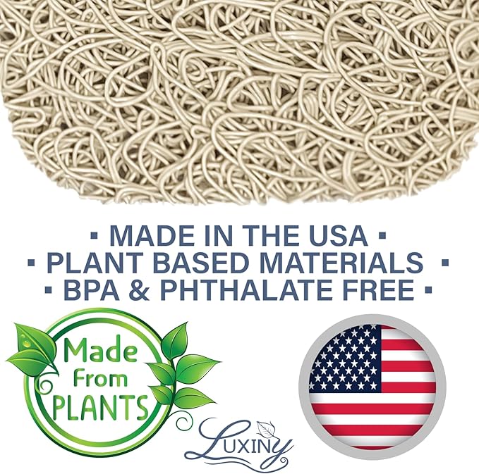 Soap Savers for Bar Soap, American Made by Luxiny, Lifts Soap in Soap Dishes & Shower Soap Holders -Handmade Soap Lasts Longer -Made from Plant Based Materials (Sand - 2 Pack)