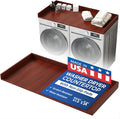 OfficeSimpli Washer Dryer Countertop, Made in USA, Non-Slip Pads, Laundry Room Wood Topper, Washer Dryer Cover for Top, Laundry Countertop, Laminate Finish (Mahogany, Standard (27.5" x 54"))
