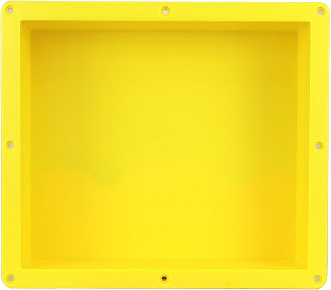 Ready For Tile Waterproof Leak Proof 16" x 14" Bathroom Recessed Shower Niche - Single Bathroom Shelf Organizer Storage For Shampoo & Toiletry Storage STR-1614 - Flush Mount Installation