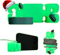 GlowBrick Stocking Stuffers for Adults Cord Management Weighted Cord Holder Cable Wrap Phone Stand - Glow-in-The-Dark Gadget Organizer for Nightstand. Gift for Men, Silicone. Glowing Green
