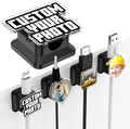 Custom Photo Cord Holder Cable Clips,Personalized Photo Cord Organizer [Magnetic],Funny Charger Holder for Nightstand,Home Office Organizer Deals for Kitchen Desk Workspace Room Decor for Custom Gift