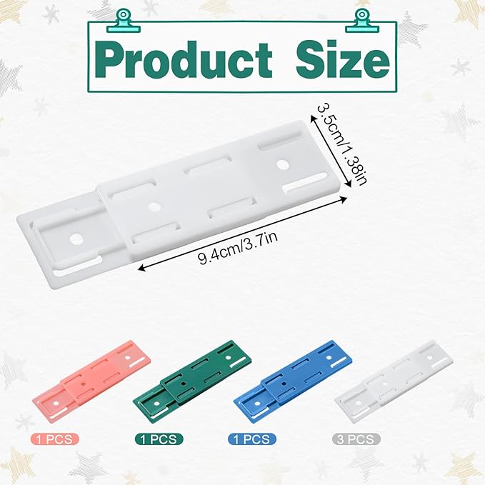 Self Adhesive Power Strip Holder, 6 PCS Power Strip Holder Wall Mount Adhesive Punch-Free Socket Holder Desktop Socket Fixer Wall Mount Cable Management for Kitchen Home Office