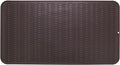 Silicone Dish Drying Mat for Multiple Usage,Easy clean,Eco-friendly,Heat-resistant Silicone Mat for Kitchen Counter or Sink,Refrigerator or Drawer Liner Coffee 4XL 32 inches x 18 inches