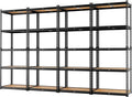 LEVELEVE 5-Tier Heavy Duty Storage Shelving Unit, 2020 lbs Capacity, Adjustable Metal Utility Shelf, 35" L x 16" W x 73" H for Garage, Kitchen, Pantry, Basement, Bathroom, Laundry,4 Pack