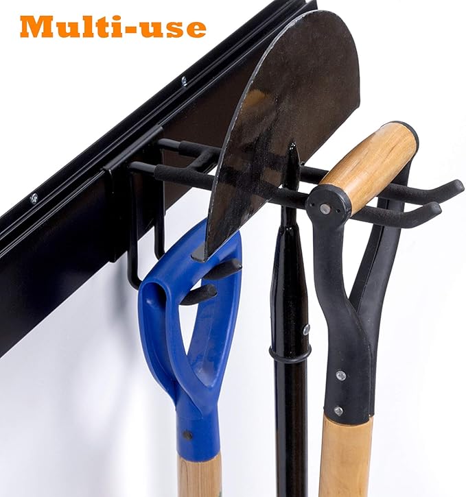 WALMANN Garage Storage Organization System Ski Wall Rack Up to 10 Pairs of Skis Mount Hanger Home Shed and Garage Snowboard Wall Rack Holds Up to 300 lbs