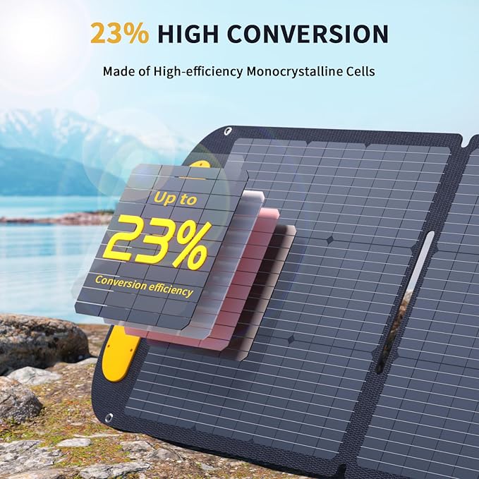VTOMAN Jump 600X Solar Generator with 200W Solar Panel, 299Wh Portable Power Station with 2x 600W AC Outlets (Surge 1200W) for Outdoor Camping, Vehicle Emergency, Electric Backup