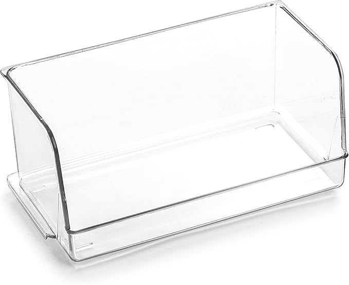 BINO | Stackable Plastic Storage Bins, Medium - 12 Pack | THE MYRIAD COLLECTION | Multi-Use Organizer Bins | BPA-Free | Pantry Organization | Home Organization | Fridge Organizer | Freezer Organizer
