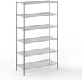 24" Deep x 54" Wide x 96" Height Wire Shelving Kit | 6-Tier | NSF Commercial Storage Rack Unit