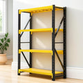 torage Shelves,Garage Shelving Heavy Duty Metal Adjustable Garage Shelves, Shelving Units Industrial Shelving for Warehouse (Yellow and Black, W47.2*D19.7*H78.7)