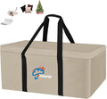 SIRUITON 69”L x 29.5”W x 21.6”H Outdoor Cushion Storage Bag,Patio Furniture Cushion Storage Bag,Heavy Duty 600D Oxford Garden Cushion Storage Covers, Waterproof 9FT Christmas Tree Storage Bags.