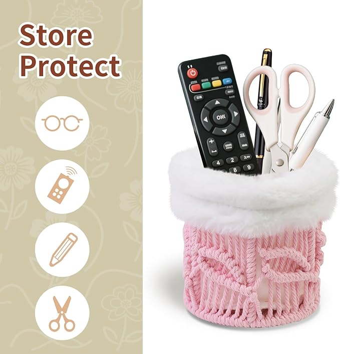 Glasses Holder for Nightstand Boho Decor Eyeglass Holder Stand for Office Sunglasses Case Desk Storage Organizer