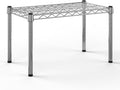14" Deep x 24" Wide x 14" Height Wire Shelving Kit | 1-Tier | NSF Commercial Storage Rack Unit