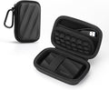 SSD Hard Case Compatible with Samsung T9/T7 Shield/T7 Portable SSD Drive USB 4TB,2TB,1TB, Portable Travel Carrying Storage Protective Cover Bag (Black)