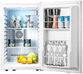 Mini Fridge & Cooler - 70 Liter Small Fridge for Bedroom, 38-72℉ Small Refrigerator for Office, Home, Apartment, Thermoelectric Electric Cooler for Skincare, Food, Drinks(2.47 cu.ft)