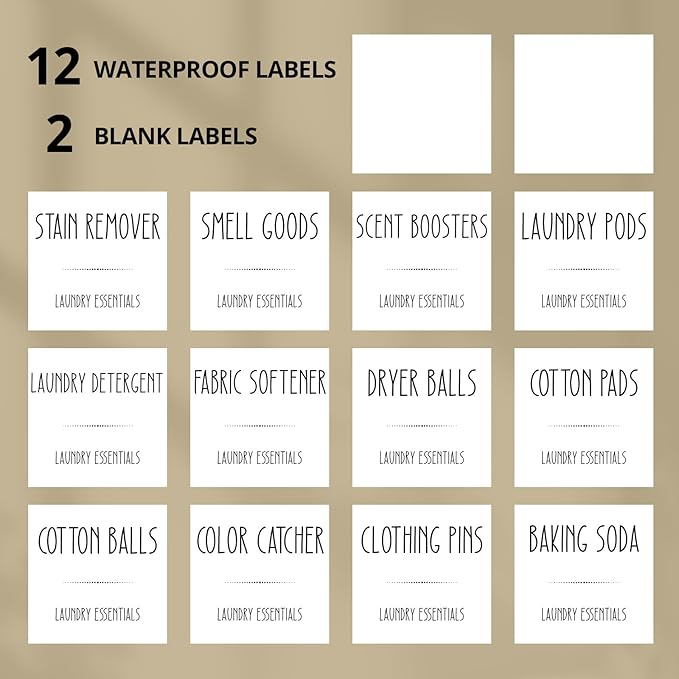 Glass Laundry Pods Container, 0.5 Gallon 2 Liter Laundry Jars with Burnt Wood Lids for Laundry Room Organization and Storage, Powder Detergent Holder for Laundry Room Decor and Accessories