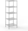 24" Deep x 30" Wide x 86" Height Wire Shelving Kit | 5-Tier | NSF Commercial Storage Rack Unit