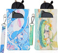 Double Eyeglass Case Soft Dual Glasses Case for Women Men Travel Squeeze Top Sunglasses Cases Eyeglasses Pouch