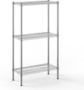 14" Deep x 30" Wide x 54" Height Wire Shelving Kit | 3-Tier | NSF Commercial Storage Rack Unit
