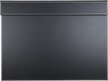 KINGFOM Ultra-Smooth PU Leather Desk Pad & Mat Office Desk Drawing & Writing Board A3/ A4 File Paper Clip Table Protector Mat on Top Large 24''x18'' (Black)