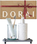 Dorai Home Sink Caddy – Water-Absorbing Stone Tray for Sink, Stainless Steel Feet, Fast-Drying, Slate
