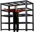 62" W 3050LBS Storage Shelves Unit,5 Tier Heavy Duty Metal Shelving Unit and Storage Large Rack,72" H x62 W x24 D Adjustable Metal Shelving Unit,Garage Shelves for Basement,Warehouse
