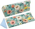 Foldable Glasses Case, Magnetic PU Leahter Sunglasses Case, Cute Hard Shell Folding Eyeglass Cases for Women Kids