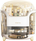 Upgrade Large Makeup Organizer Countertop Vanity Organizer Cosmetic Organizer Makeup Storage Box Bathroom Counter Organizer Perfume Skincare Organizers Gift Women Clear Design Easy Visibility