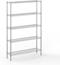 14" Deep x 54" Wide x 86" Height Wire Shelving Kit | 5-Tier | NSF Commercial Storage Rack Unit
