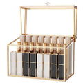 Lipstick Organizer Holder - 24 Spaces, Tempered Glass Lip Gloss and Perfume Organizer,Vanity Lipstick Holder and Organizer.