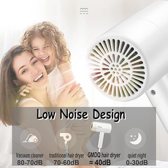 Hotel Wall Mounted Hair Dryer for Bathroom,Restroom Professional Blow Dryer,with Stand Rack,Specialised Motor for Salon,Fast Drying - Gifts【Massage Comb, Screws+ Adhesive】 110V