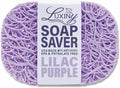Soap Savers for Bar Soap, American Made by Luxiny, Lifts Soap in Soap Dishes & Shower Soap Holders -Handmade Soap Lasts Longer -Made from Plant Materials (Lavender Lilac Purple)