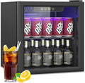 Compact 60 Can/1.3 Cu.Ft Mini Fridge For Soda, Beer Or Wine, Portable Small Beverage Refrigerator With Digital Display&Removable Shelves &Reversible Glass Front Door For Office, Dorm, Bar