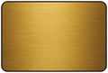 Brushed Metal Texture Desk Mat - Extended Mouse Pad & Desk Pad, Neoprene Surface, Non-Slip Rubber Base, Stitched Edges, Desk Protector for Keyboard & Mouse (Gold, 12x18)
