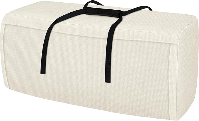 Porch Shield Outdoor Cushion Storage Bag 62 inch Waterproof Outside Storage Bags for Patio Furniture with Zippers and Handles
