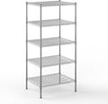 24" Deep x 30" Wide x 64" Height Wire Shelving Kit | 5-Tier | NSF Commercial Storage Rack Unit