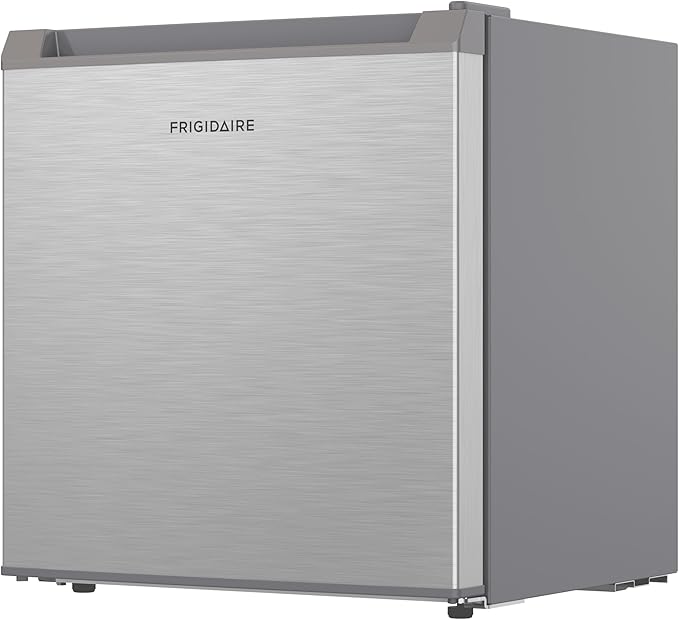Frigidaire Retro Compact Mini Fridge with Freezer Compartment, Chrome Handles, Built-in Water Dispenser, (1.8 cu ft)