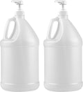 kitchentoolz 1 Gallon Jug with Pump - Plastic, Pack of 2