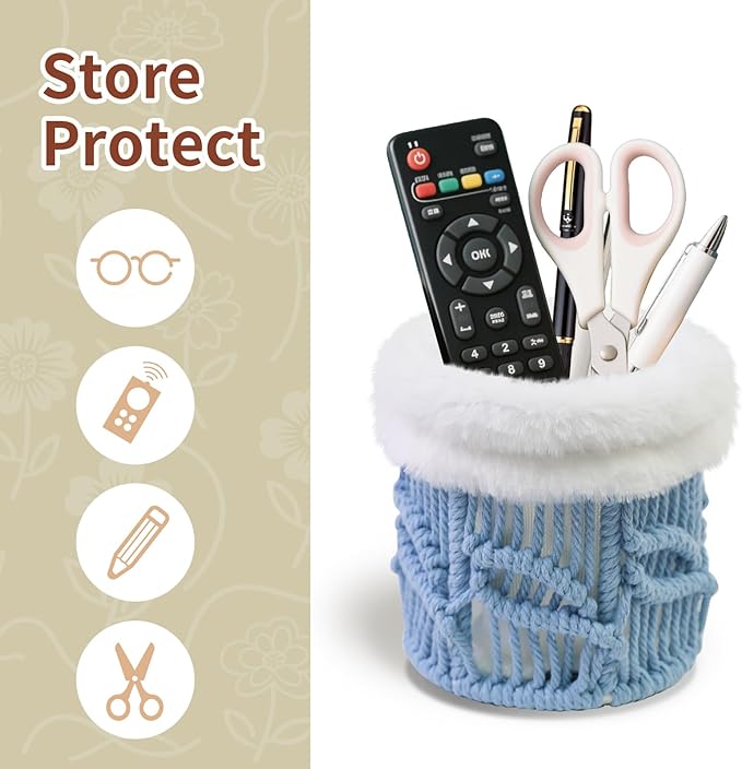Glasses Holder for Nightstand Boho Decor Eyeglass Holder Stand for Office Sunglasses Case Desk Storage Organizer