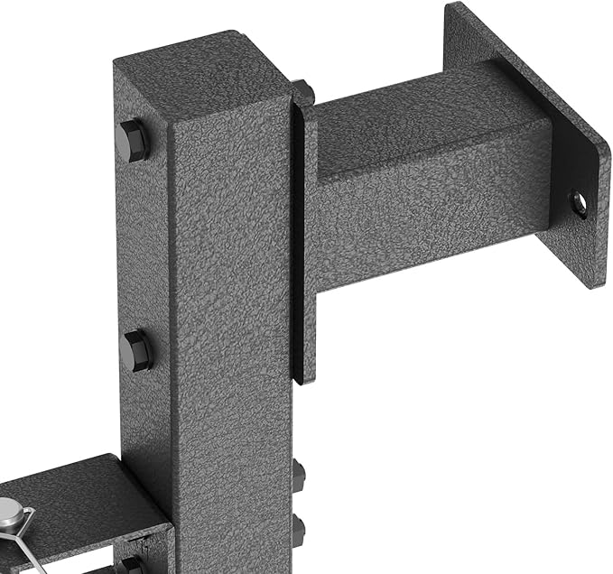 Trimmer Rack, 4 Place Heavy Duty Weedeater Rack for Walls, Open and Enclosed Trailers with Locks, Black Steel